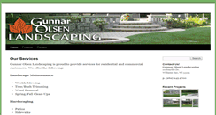 Desktop Screenshot of gunnarolsenlandscaping.com